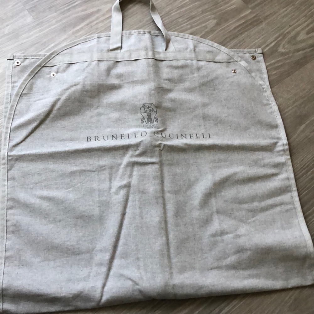 Brunello Cucinelli Gray Travel Bag - Picture 2 of 3